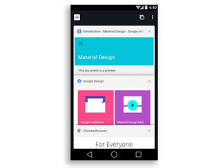 Android用「Chrome 37」安定版公開、マテリアルデザインに移行