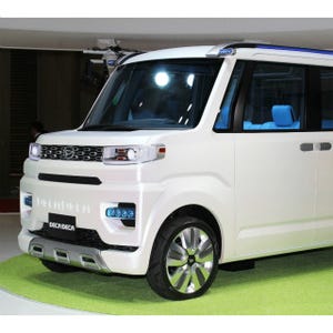 ダイハツ「デカデカ」ベース新型軽乗用車、11月発表 - 軽最大の室内空間に