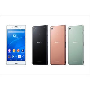 ドコモ、ソニーのフラッグシップスマホ「Xperia Z3 SO-01G」を10月下旬発売