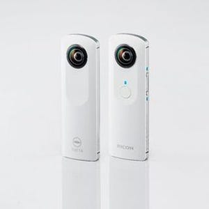 リコー、全天球カメラ「RICOH THETA」にインターバル撮影機能を追加