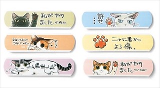 猫のひっかき傷をかわいく隠す「にゃんそうこう」が話題に!