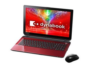 東芝、2014年秋冬モデルにタッチ付フルHD15.6型ノートPC「dynabook T85」