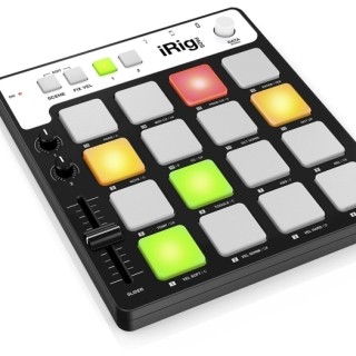 コンパクトなMIDIグルーブ・コントローラー「iRig Pads」発売