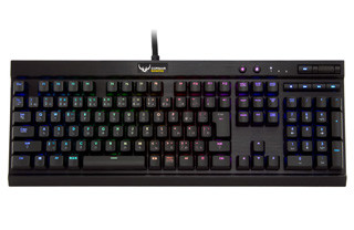 Corsair、LED内蔵のCherry MX RGBスイッチを採用したゲーミングキーボード