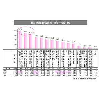 専業主婦、若い世代ほど「男性と対等は無理」 - 女性の就労調査