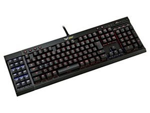 CORSAIR、Cherry MX RGBスイッチで美しく発光するメカニカルキーボード