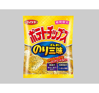 3種類ののりがたっぷり! 塩にもこだわった「ポテトチップスのり三昧」発売