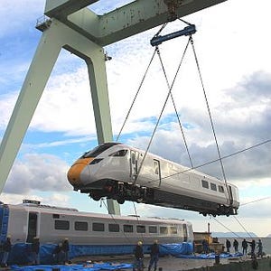 日立「Class 800」先行生産車両を出荷 - 英国の都市間高速鉄道計画向け車両