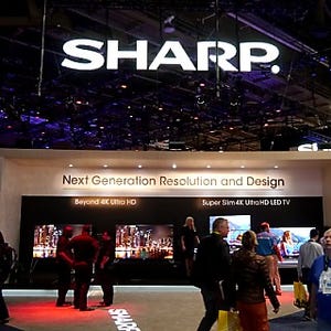 CES 2015 - シャープブース、Beyond 4Kやフル8Kの次世代テレビに加えて次世代ディスプレイが充実