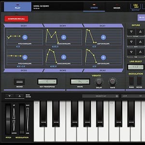 カシオ、往年の名シンセサイザー「CZ」が甦るアプリ「CZ App for iPad」