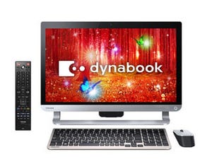 東芝、新キーボードとマウスを採用したTV機能付き一体型デスクトップPC