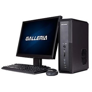 ドスパラ、よりコンパクトになった小型デスクトップPC「GALLERIA S」