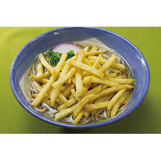 フライドポテト×そば・うどん! 大阪で新しすぎる「ポテそば・うどん」発売