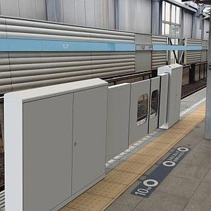 東京メトロ東西線妙典駅で大開口ホームドアの実証実験がスタート、3/7から