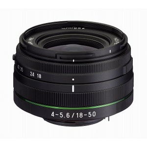 リコー、沈胴式の標準ズーム「HD PENTAX-DA 18-50mmF4-5.6 DC WR RE」