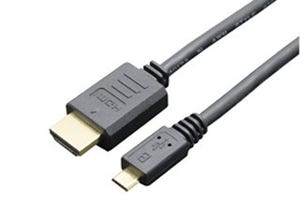 ミヨシ、4K30p映像対応のHDMI-microUSB MHL3ケーブル