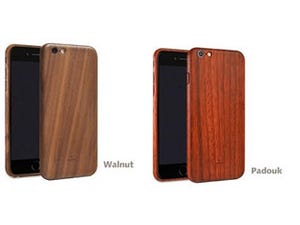 KODAWARI、iPhone 6用ケース「Miniot iWood」にWalnut/Padoukモデルを追加