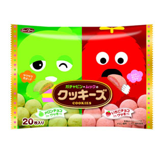 ガチャピンとムックのクッキーが発売されるぞ