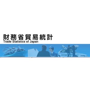 1月の貿易赤字、前年同月と比べて57.9%減少--原油安で輸入額減少のため