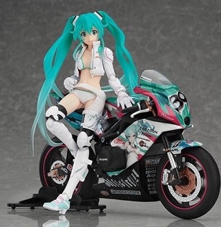 バイクスーツのミクさん『figma レーシングミク2014 EV MIRAI ver.』登場!