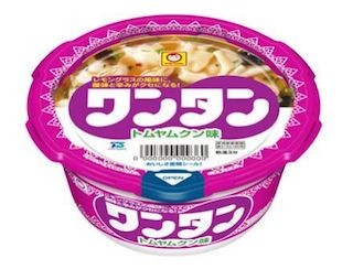 カップ入りワンタンスープ「マルちゃん ワンタン」にトムヤムクン味が登場