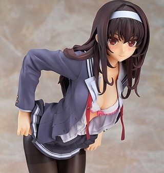 『冴えない彼女の育てかた』霞ヶ丘詩羽のお着替え姿が艶かしくフィギュア化