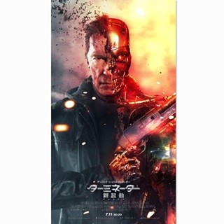 『ターミネーター』最新作、"動く"ポスターでシュワちゃんがT-800に変身!