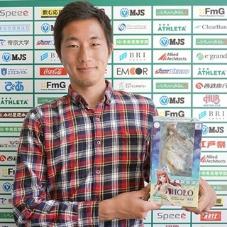 東京V井林章選手が『狼と香辛料』ホロのフィギュアゲット、次は『甘ブリ』狙い