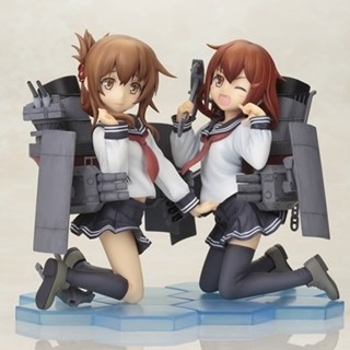 『艦これ』電がアニメVer.でフィギュアに、雷と対になる表情やポージング