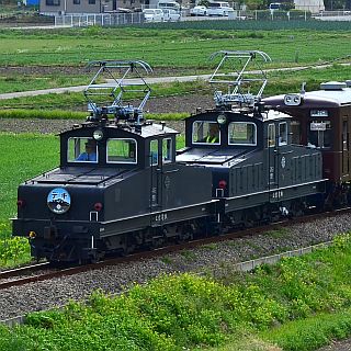 上信電鉄、電気機関車「デキ」牽引イベント列車「ファンタジー号」5/5運行