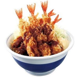 海老が5本も! かつやの「海老フライ丼」が期間限定で復活