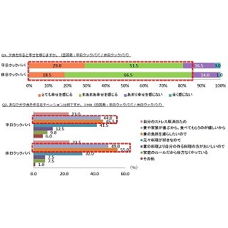 夫が●●することのある家庭ほど"夫婦円満" - 共働き夫婦の実態調査