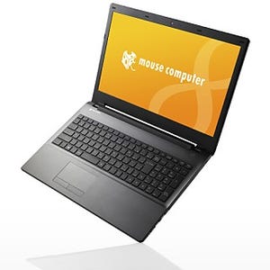 マウス、5万円台からのCore i3 / Core i5搭載15.6型ノートPCを10モデル