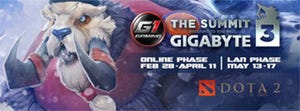 GIGABYTEが「DOTA 2」の国際大会「The Summit 3」の専属スポンサーに就任