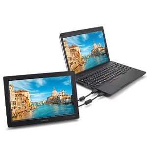 センチュリー、持ち運んで使える3系統入力の10.1型モバイル液晶