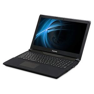 iiyama PC、オリジナル特典がもらえるモンハンHG推奨の15.6型ノートPC