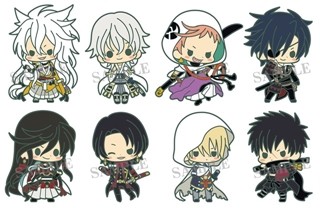 『刀剣乱舞』ラバーストラップ第2弾が登場、加州清光や小狐丸など全9種