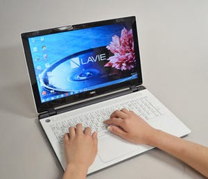 シャープな装いとなったNEC「LAVIE Note Standard NS150/BA」- 2015年夏モデルのスタンダードノートPC