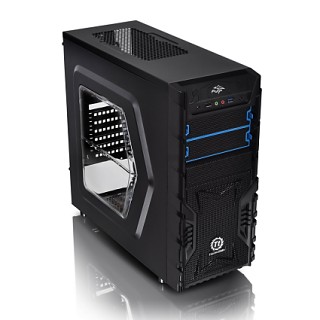 Thermaltake、ツールフリーでドライブを着脱できるシンプルなミドルタワー