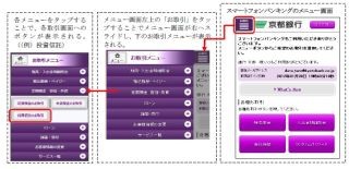 京都銀行、スマートフォンバンキングの機能を拡充--投信の取引などが可能に