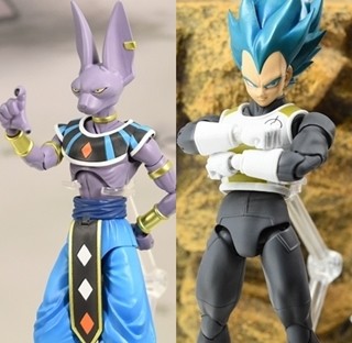 『ドラゴンボールZ』S.H.Figuartsに待望のビルス様が降臨!ゴッドSSベジータも