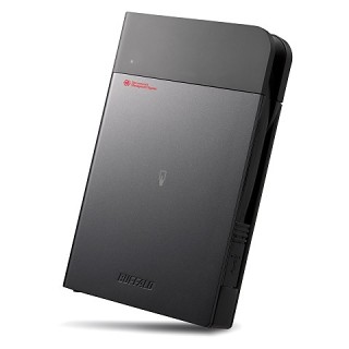 バッファロー、ICカードロック解除機構を搭載した法人向けポータブルHDD