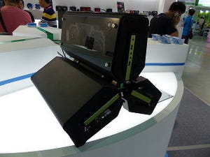 COMPUTEX TAIPEI 2015 - DEEPCOOL、三菱型?の奇抜なMini-ITXケース「Tristellar」