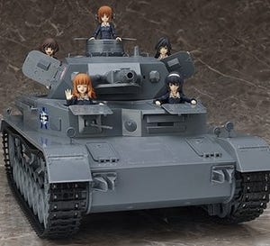 『ガルパン』IV号戦車D型の電動モデル登場、figmaのあんこうチームも搭乗可能!