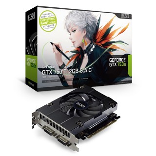 ELSA、イラスト制作ソフト「CLIP STUDIO」付属のGeForce GTX 750 Tiカード