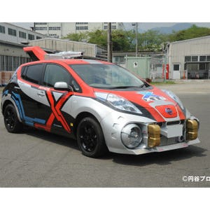 日産『ウルトラマンX』に車両協賛! 東京おもちゃショーで特別仕様車も展示