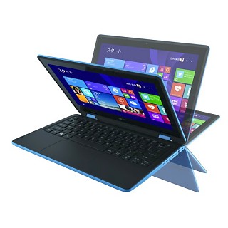 日本エイサー、360度回転ひんじの11.6型2-in-1モバイルノート