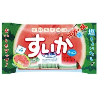 塩をかけてもおいしい、「チロルチョコ〈すいか〉」を発売