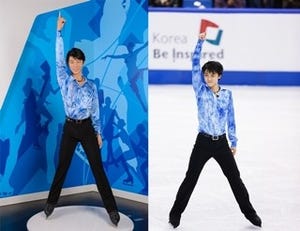 羽生結弦選手の写真展開催! 演技中からオフの表情まで25点展示