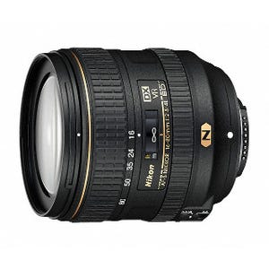 ニコン、DX初のナノクリ採用「AF-S DX NIKKOR 16-80mm f/2.8-4E ED VR」